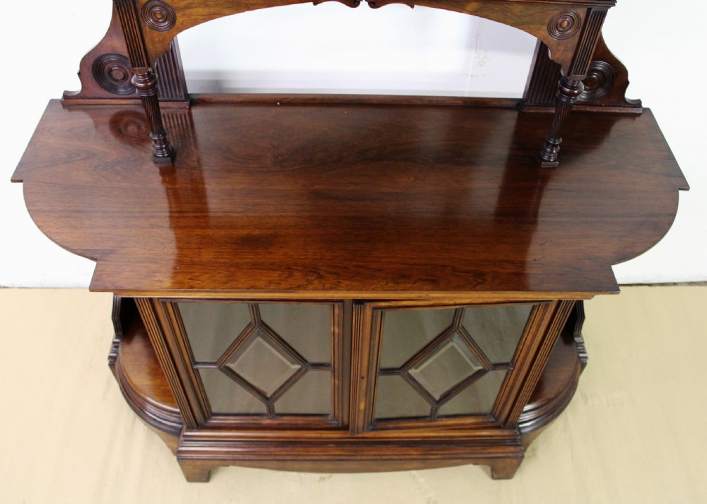 Howard and Sons Victorian Rosewood Chiffonier View IV