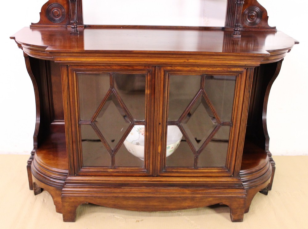 Howard and Sons Victorian Rosewood Chiffonier View V