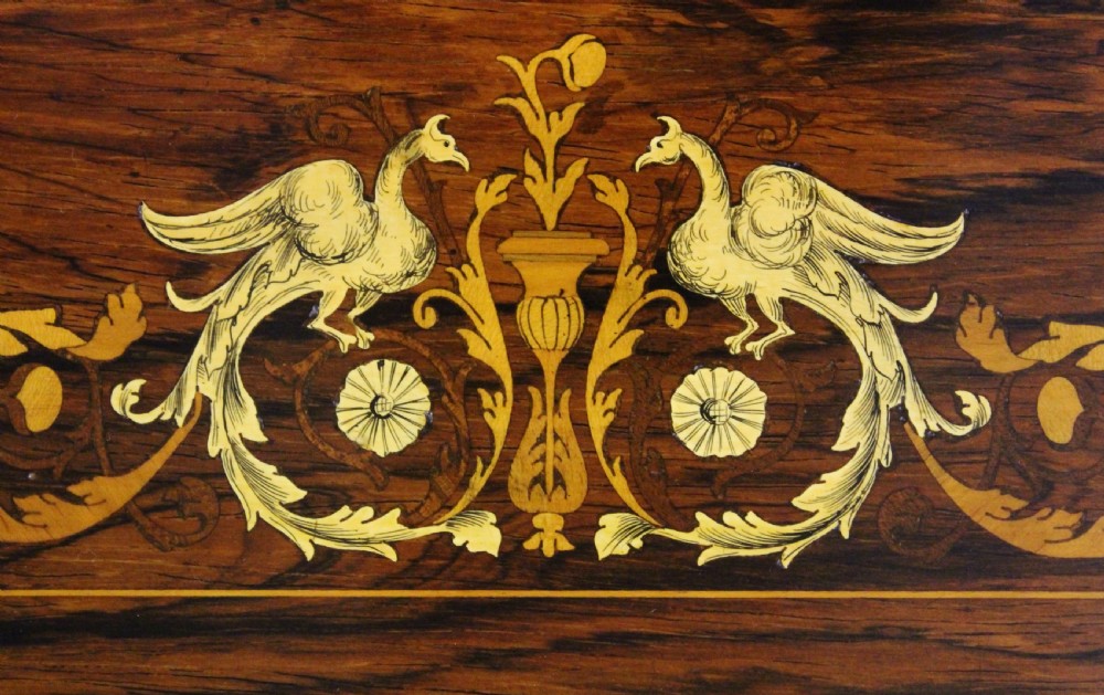 Victorian Inlaid Rosewood Centre Table View IV