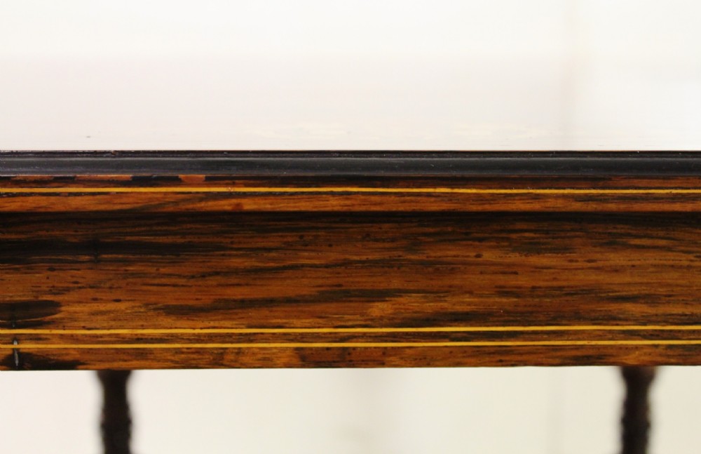 Victorian Inlaid Rosewood Centre Table View XII