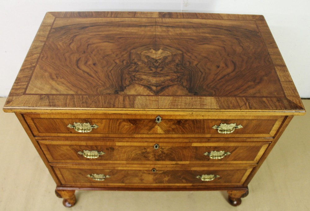 Burr Walnut Chest of Drawers View III