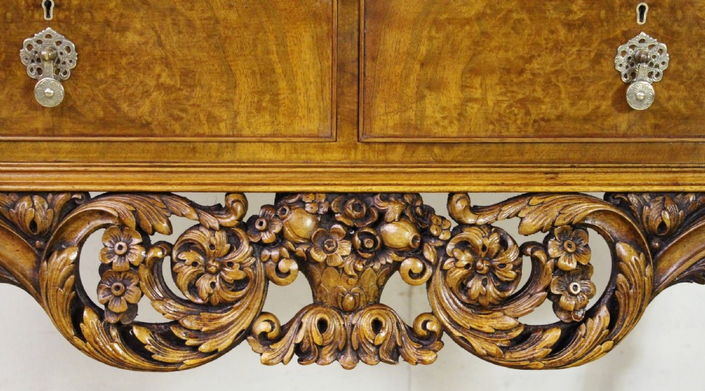 Burr Walnut Cocktail Cabinet View IV