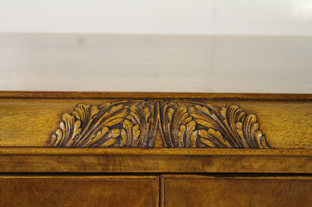 Burr Walnut Cocktail Cabinet View IX