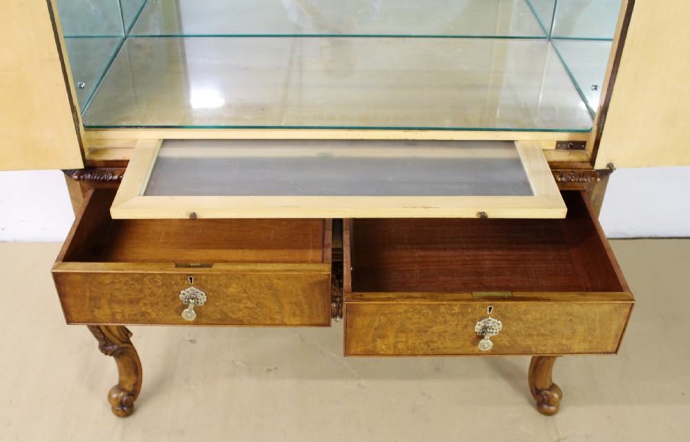 Burr Walnut Cocktail Cabinet View XVII