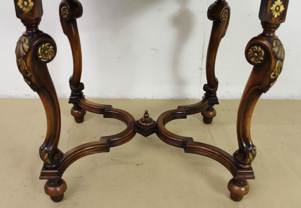 Waring and Gillow Burr Walnut Centre Table View IX