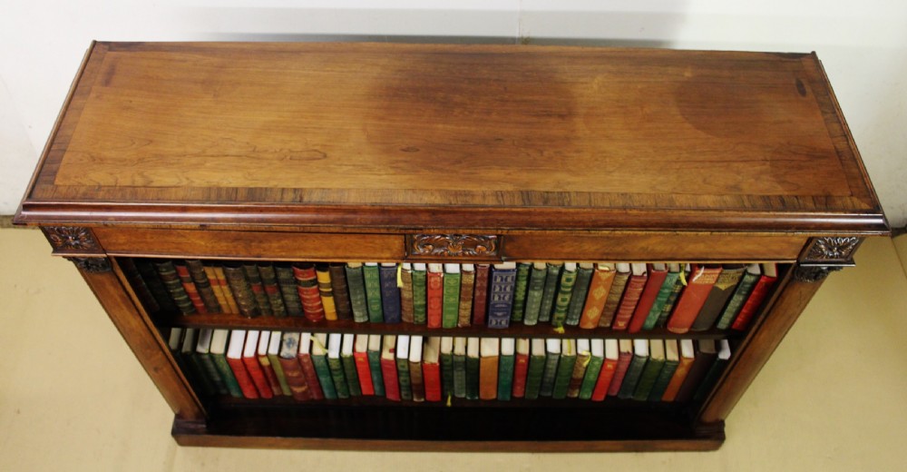 George IV Rosewood Open Bookcase View IV