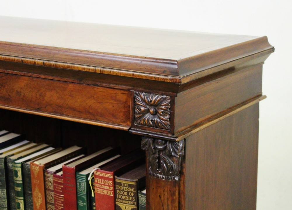 George IV Rosewood Open Bookcase View XII