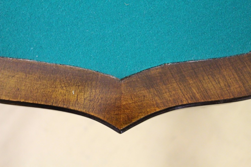 Burr Walnut Card Table View XVI