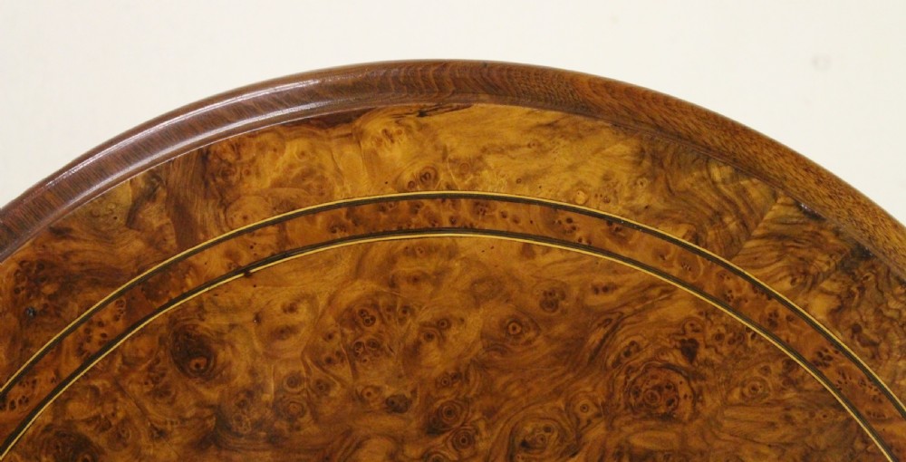 Victorian Inlaid Burr Walnut Coffee Table View IV