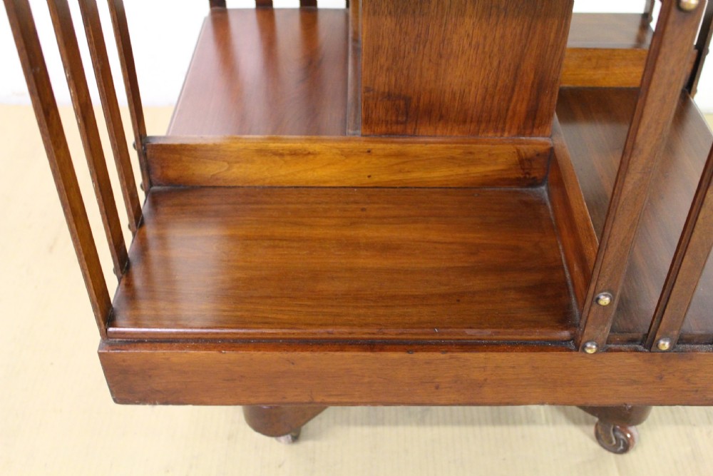 Edwardian Iron Based Revolving Bookcase View VII