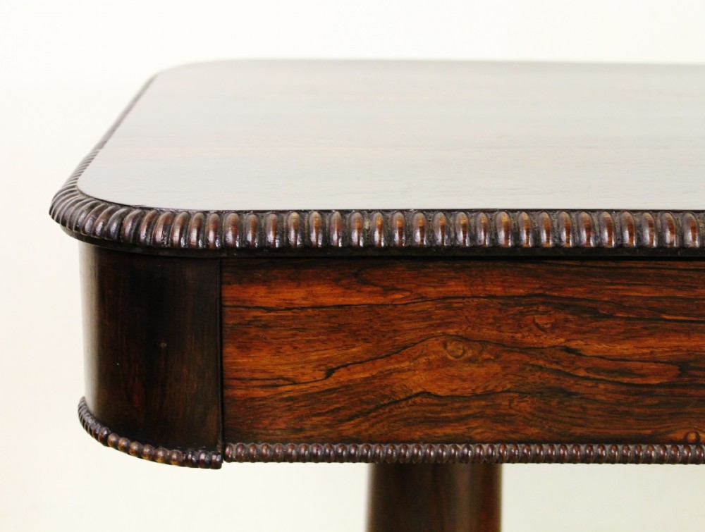William IV Rosewood Library Table View XVIII