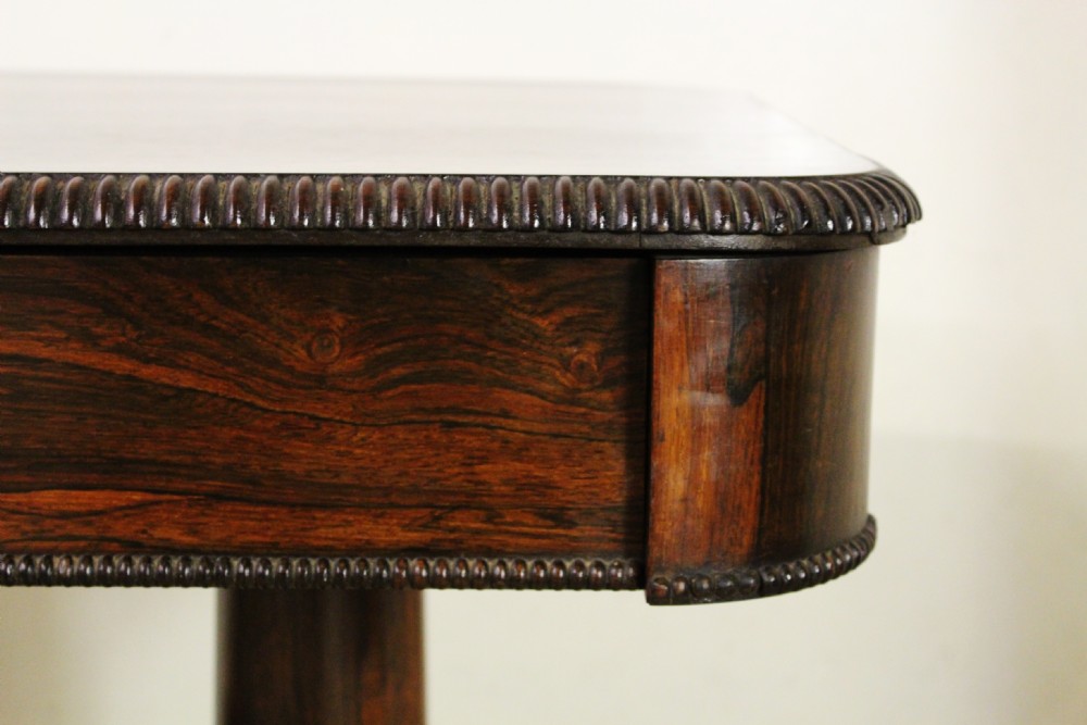 William IV Rosewood Library Table View XIX