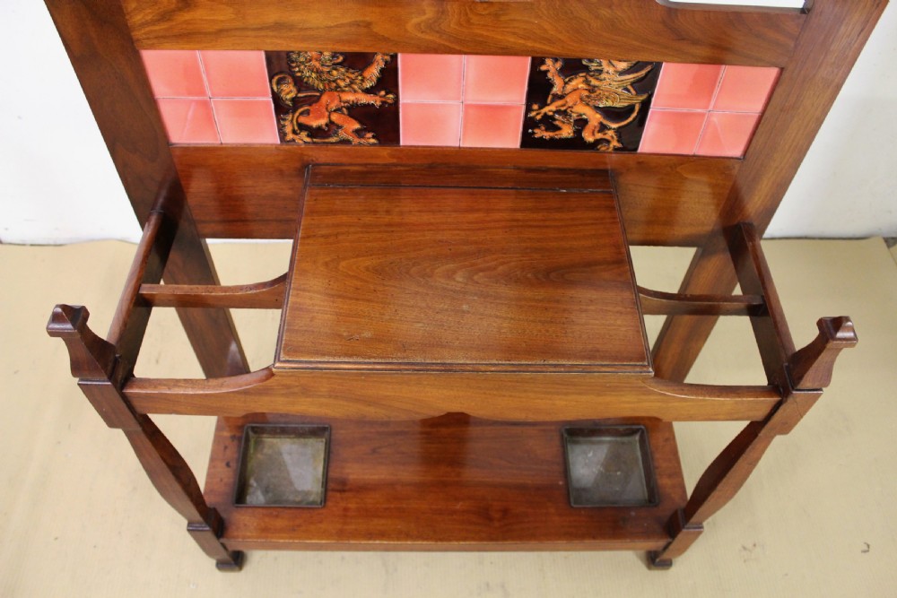 Victorian Walnut Hall Stand View IX
