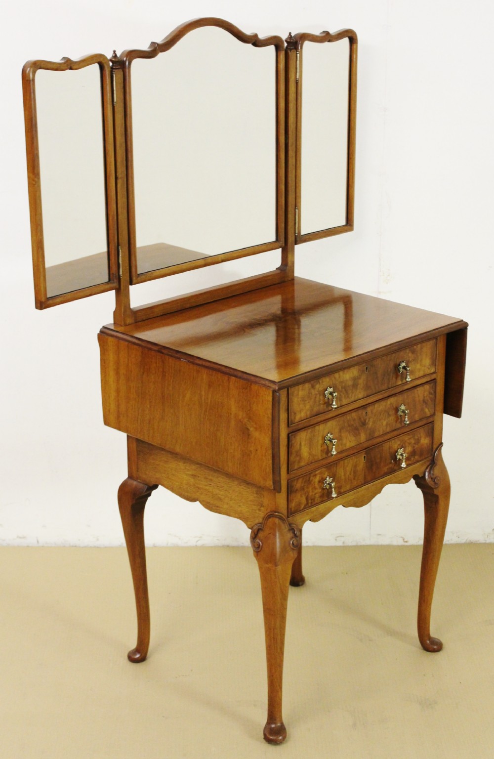 Burr Walnut Dressing Chest