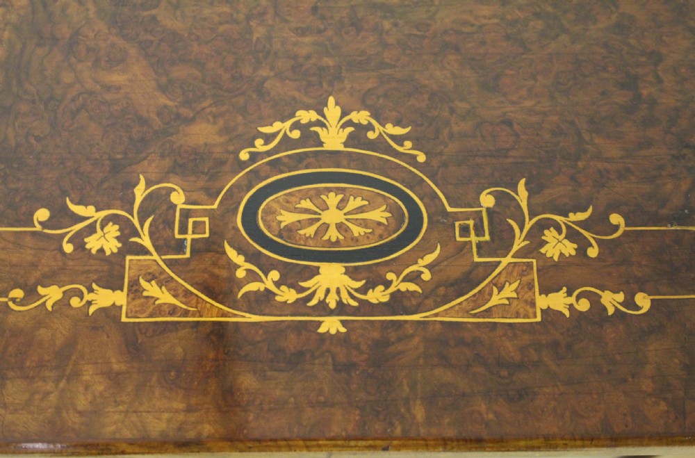 Victorian Inlaid Burr Walnut Music Cabinet View VIII