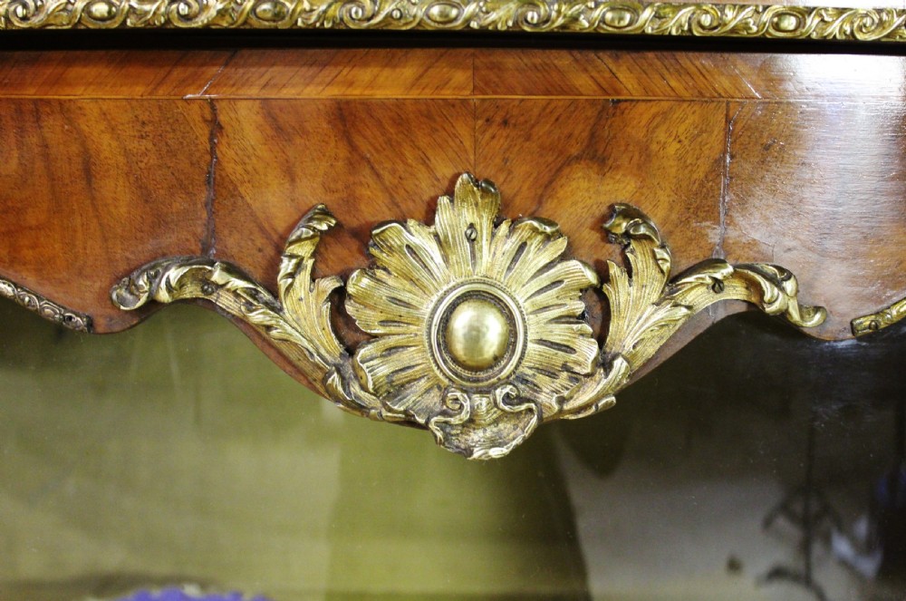 Serpentine Burr Walnut Credenza With Sevres Porcelain Plaques  View VIII