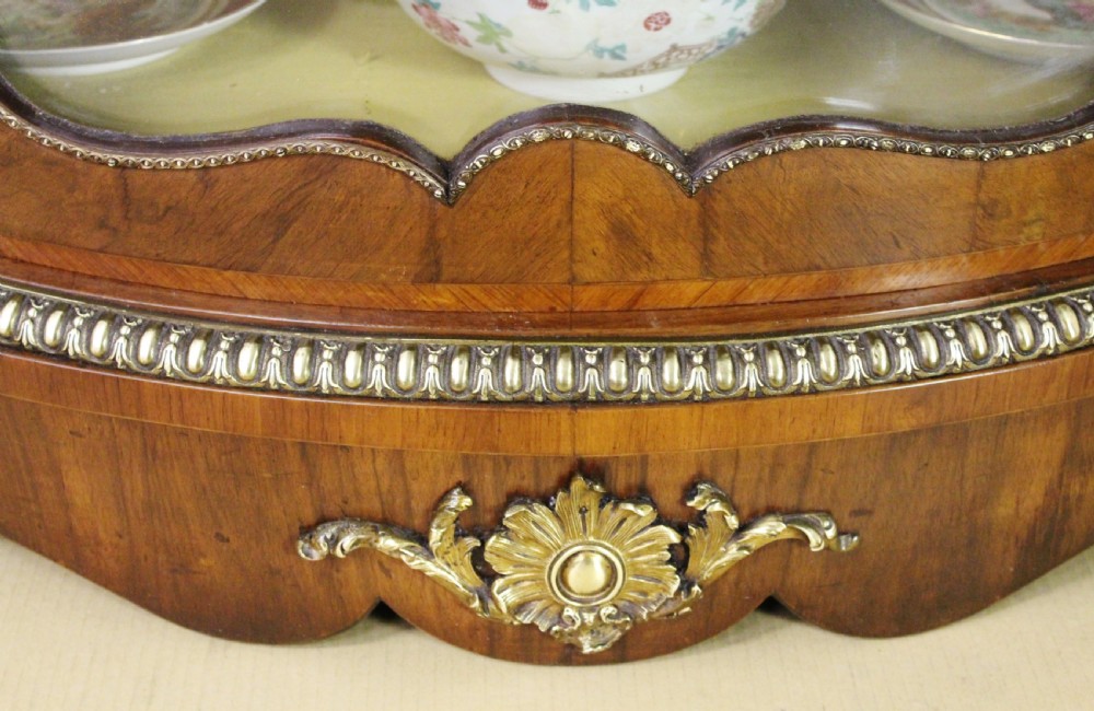 Serpentine Burr Walnut Credenza With Sevres Porcelain Plaques  View X