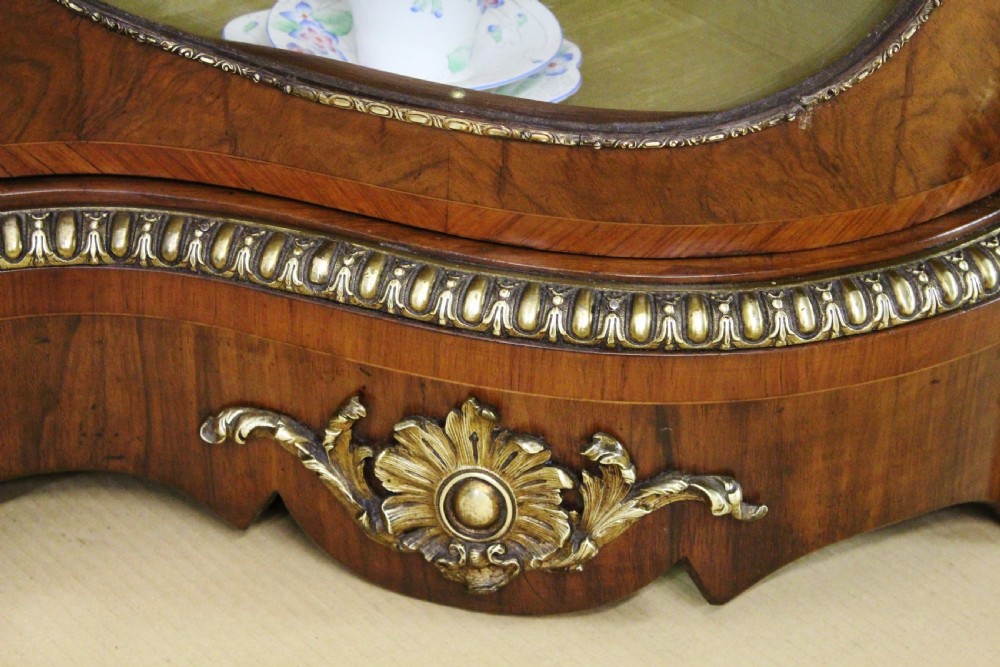 Serpentine Burr Walnut Credenza With Sevres Porcelain Plaques  View XV