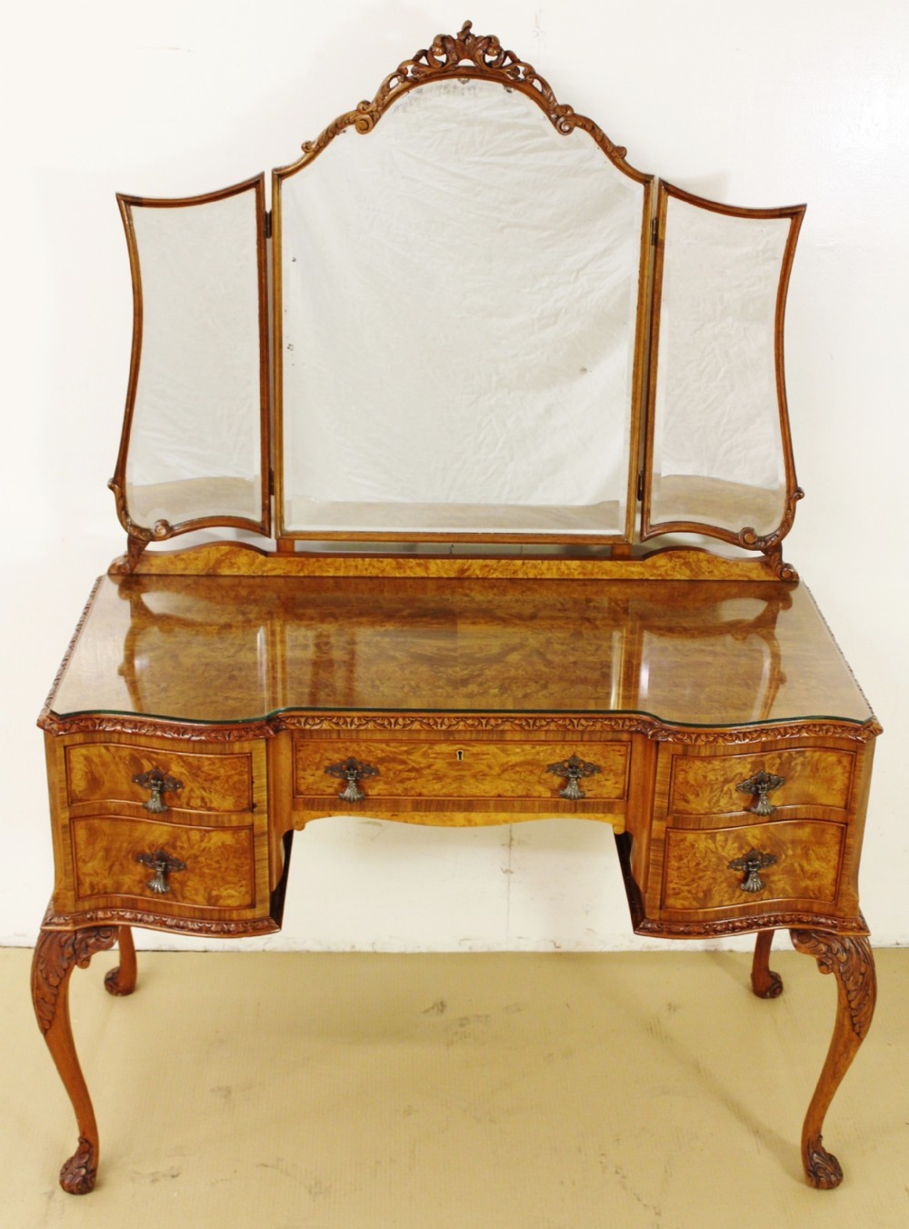Burr Walnut Dressing Table