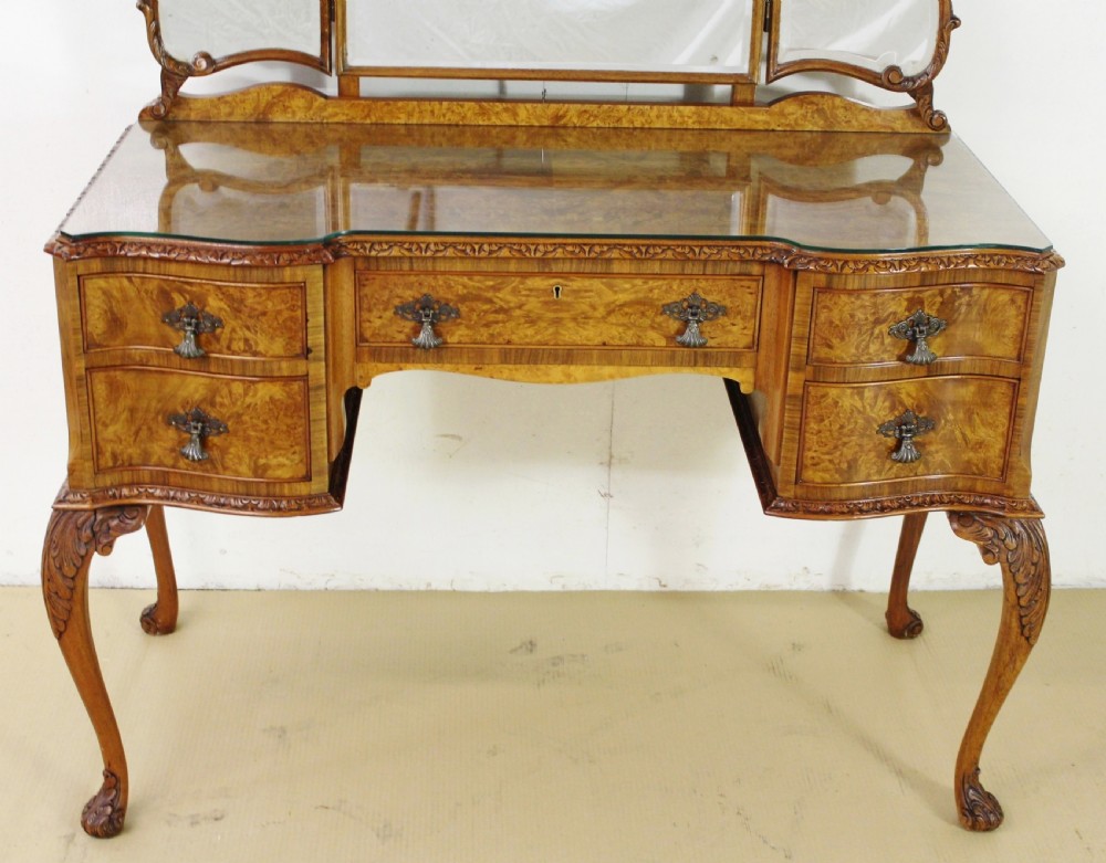 Burr Walnut Dressing Table View VII