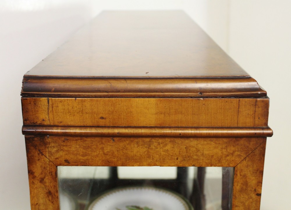 Burr Walnut Queen Anne Style Display Cabinet View XIII