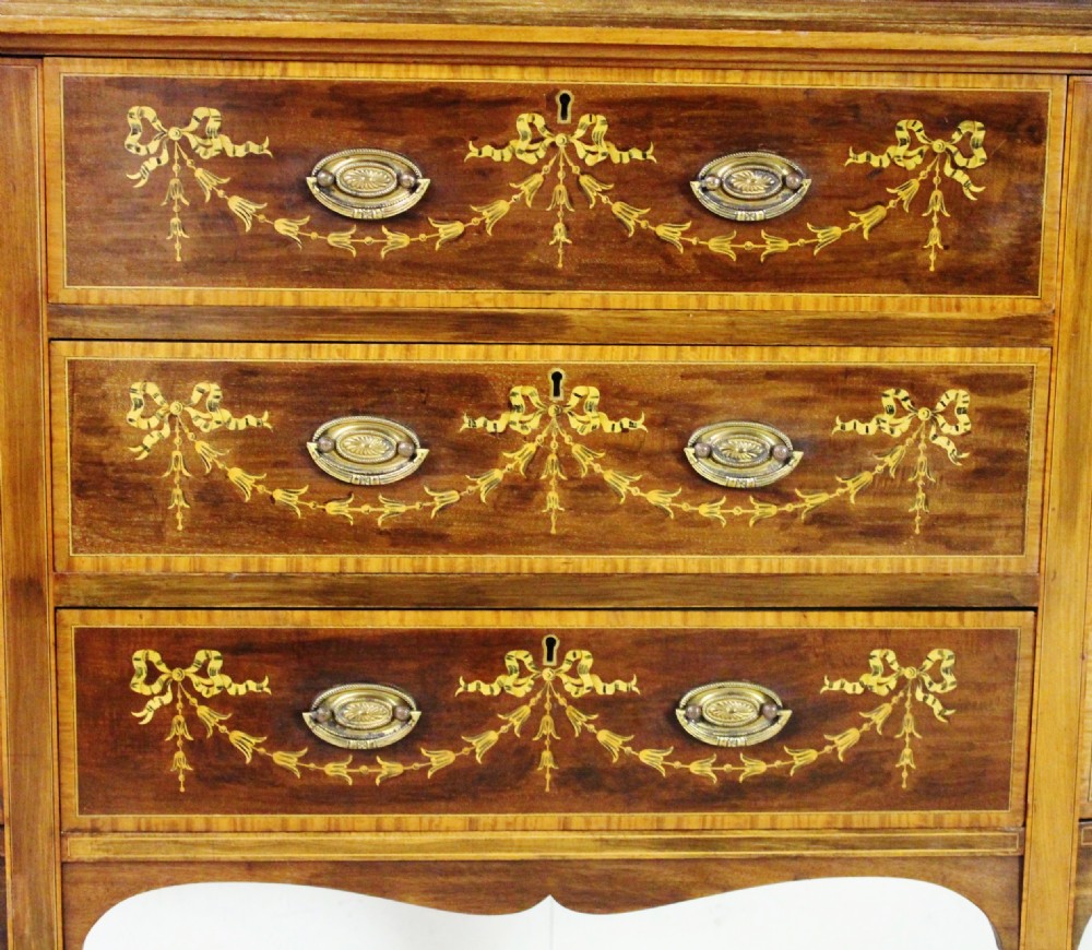 Edwards and Roberts Inlaid Mahogany Display Cabinet View VIII
