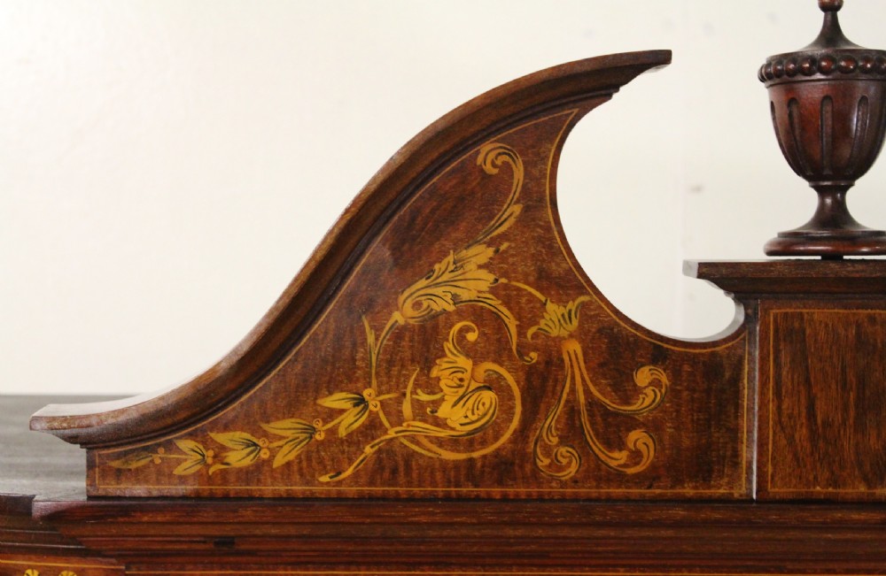 Edwards and Roberts Inlaid Mahogany Display Cabinet View X