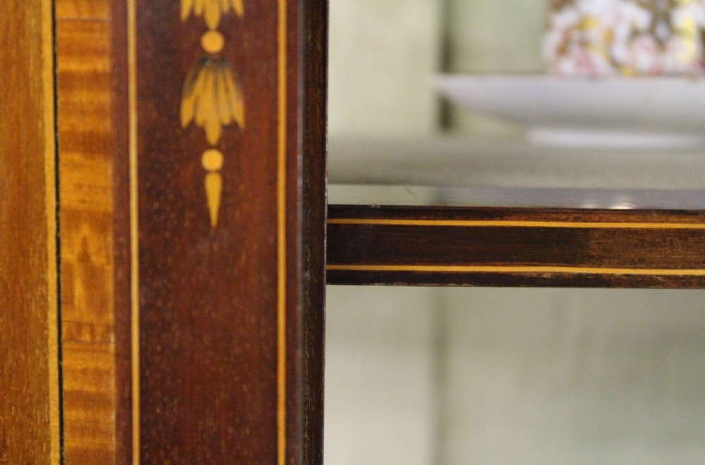 Edwards and Roberts Inlaid Mahogany Display Cabinet View XVI