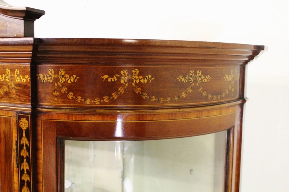Edwards and Roberts Inlaid Mahogany Display Cabinet View XIX