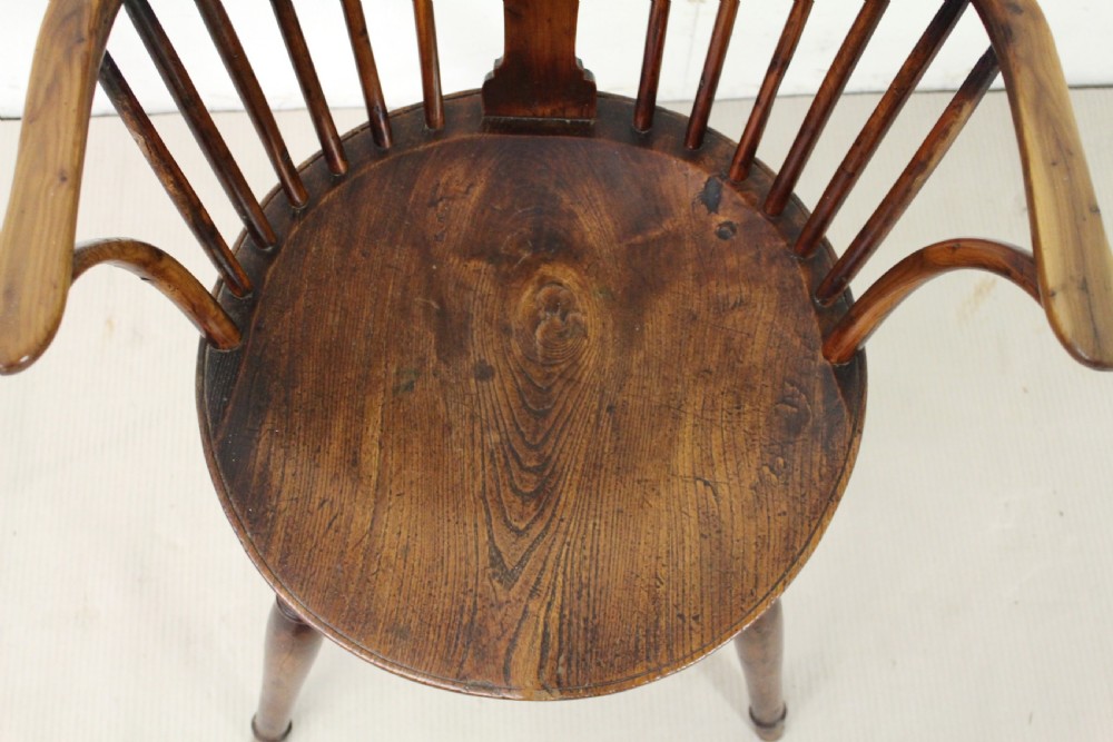 Yew Wood Windsor Armchair View II