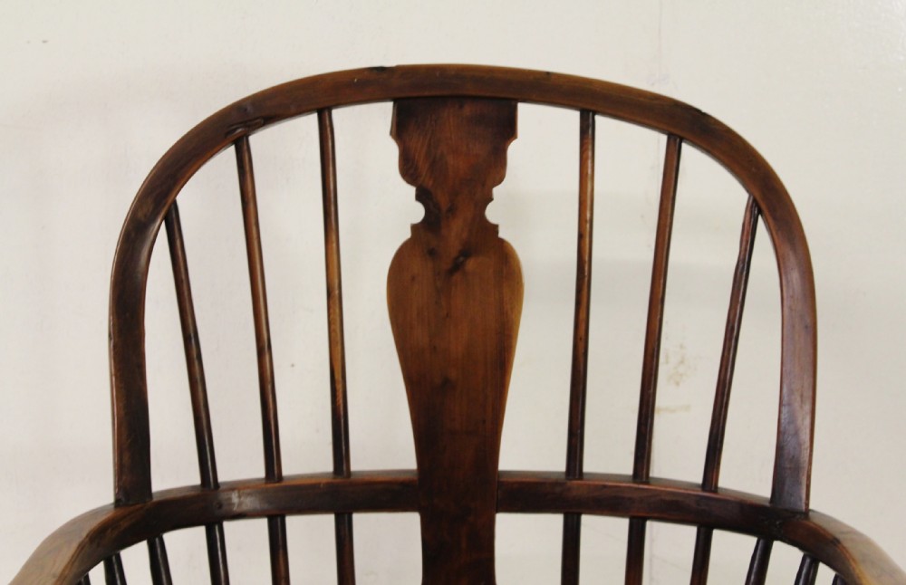 Yew Wood Windsor Armchair View X