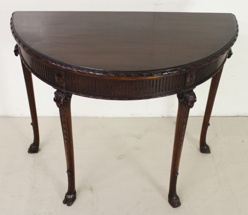 Adams Style Mahogany Card Table