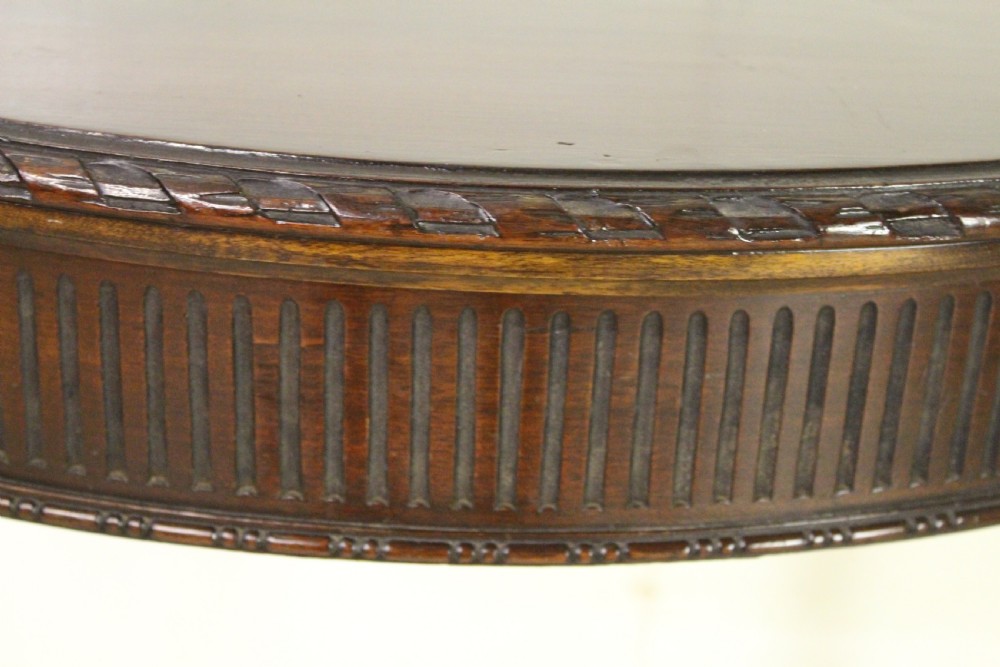 Adams Style Mahogany Card Table View XI