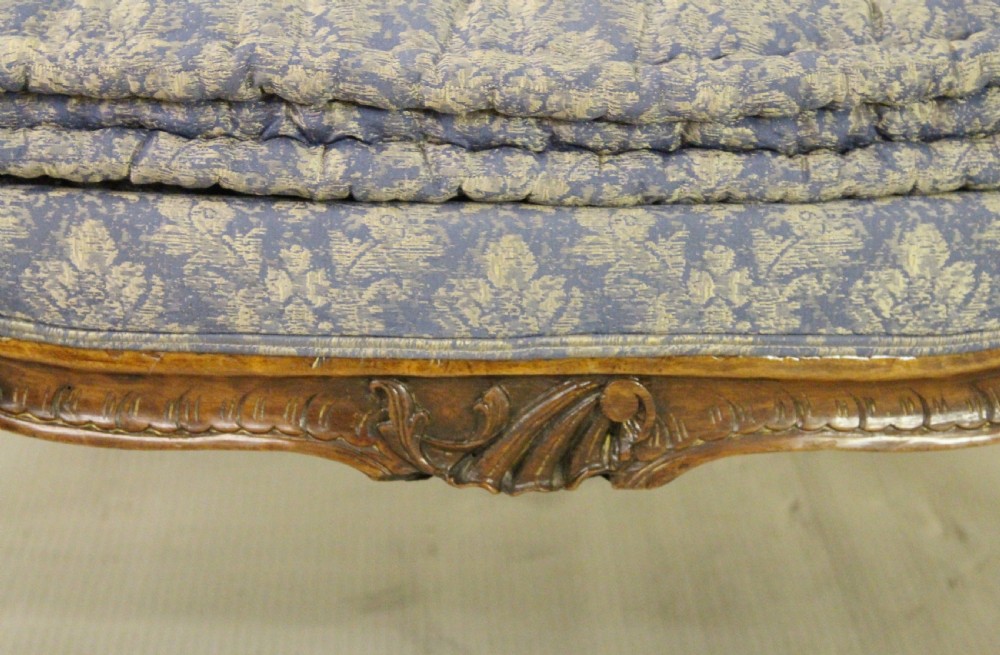 French Walnut Settee View VII