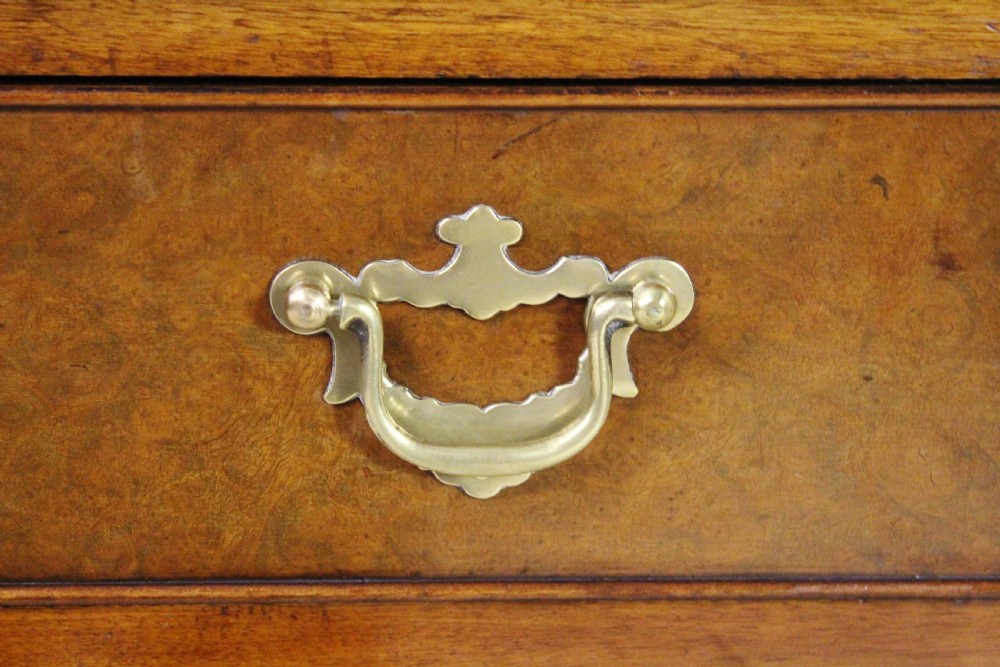 Burr Walnut Two Drawer Side Table View VII