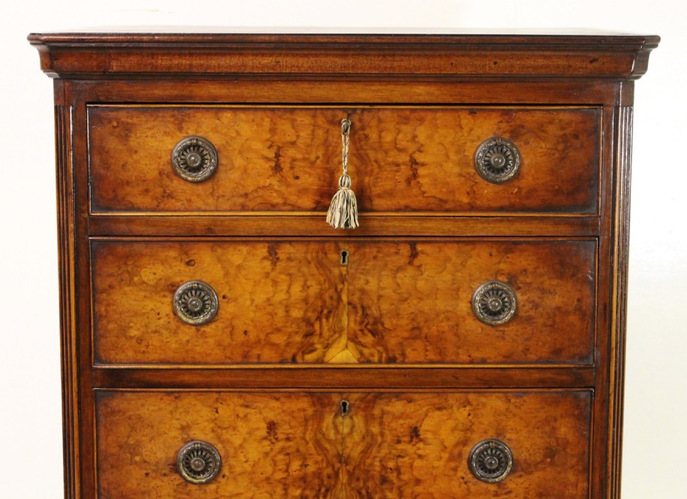 Burr Walnut Chest on Chest View VI