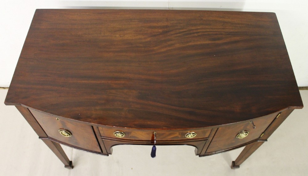 Inlaid Mahogany Bow Fronted Sideboard View IV