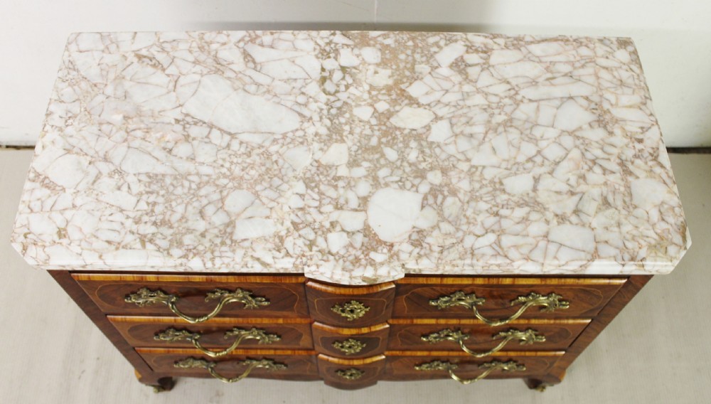 French Rosewood Marble Topped Commode View III