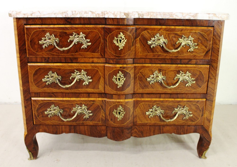 French Rosewood Marble Topped Commode View IX