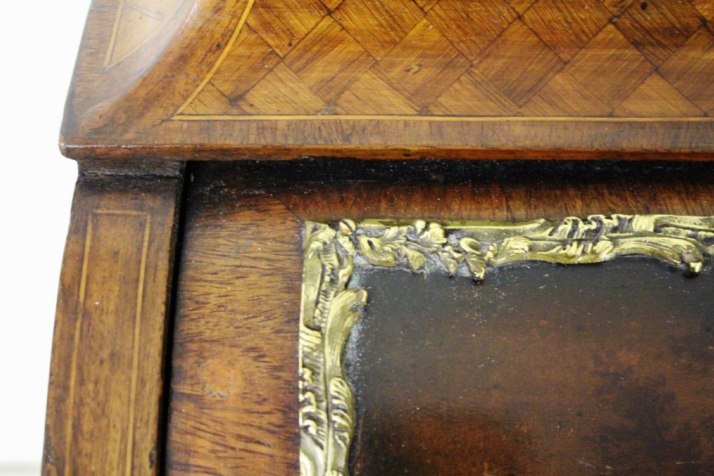 Vernis Martin and Parquetry Cylinder Bureau  View XIII