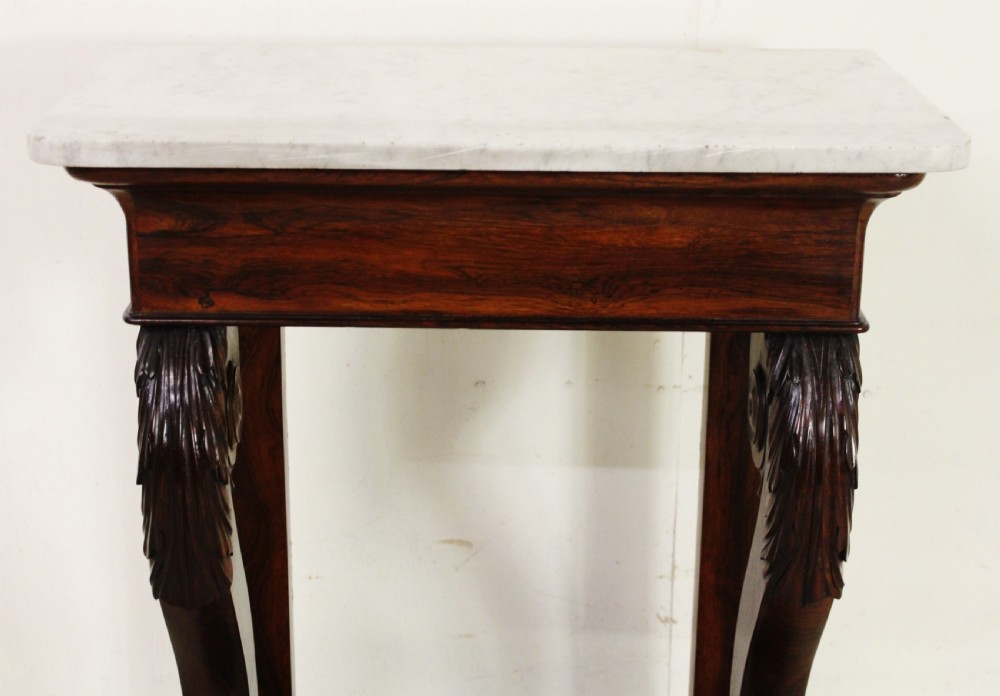 Marble Topped Rosewood Console Table View X