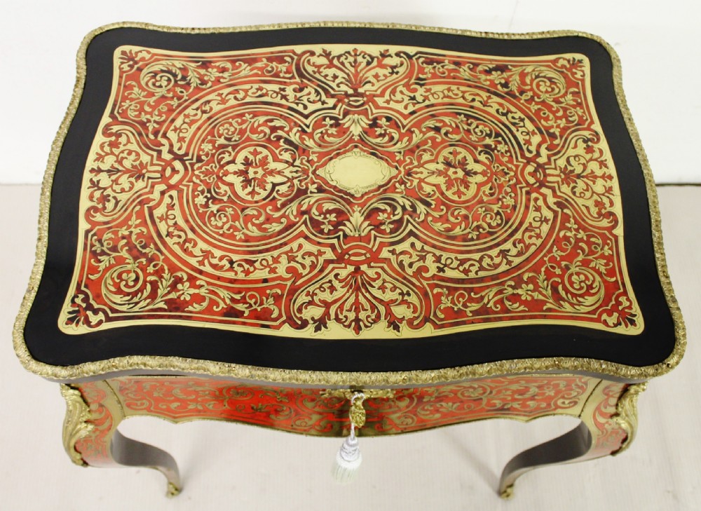 19th Century Boulle Work Table View II