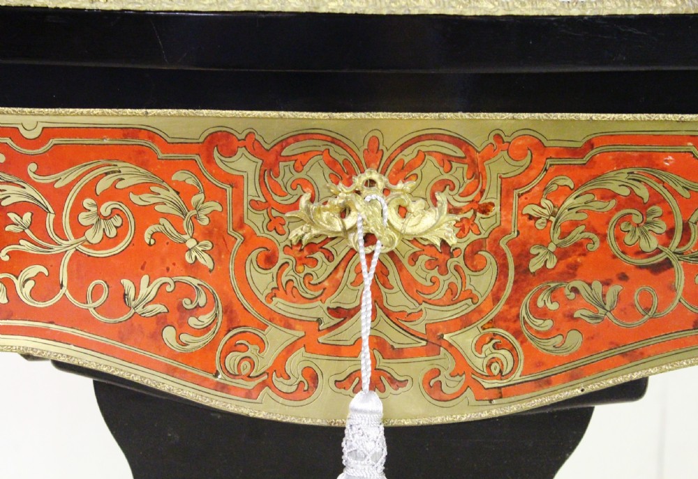 19th Century Boulle Work Table View IX