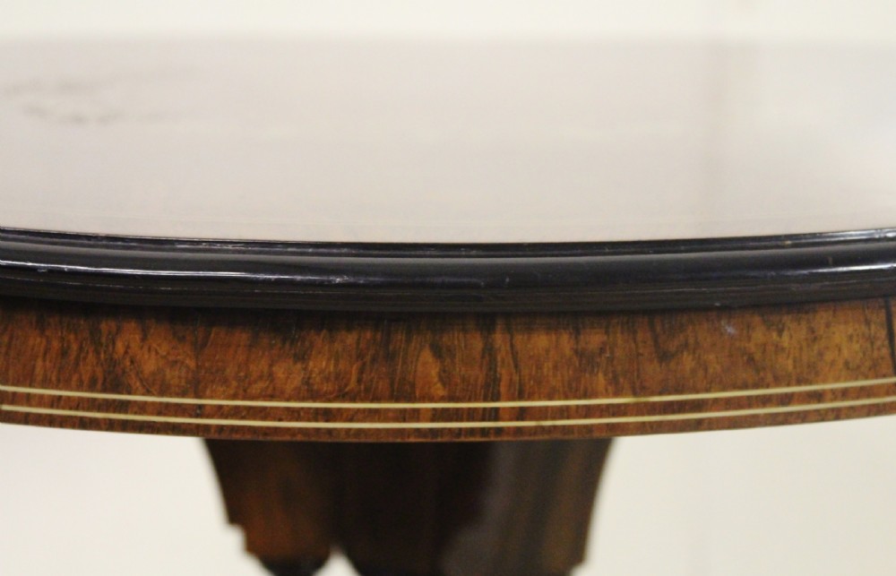 Inlaid Rosewood Occasional Table by Edwards and Roberts View X