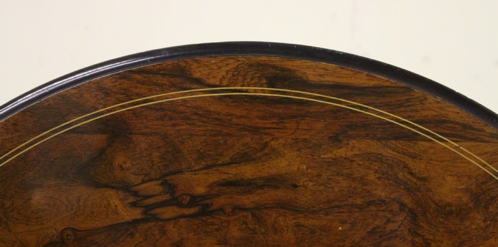 Inlaid Rosewood Occasional Table by Edwards and Roberts View XIII