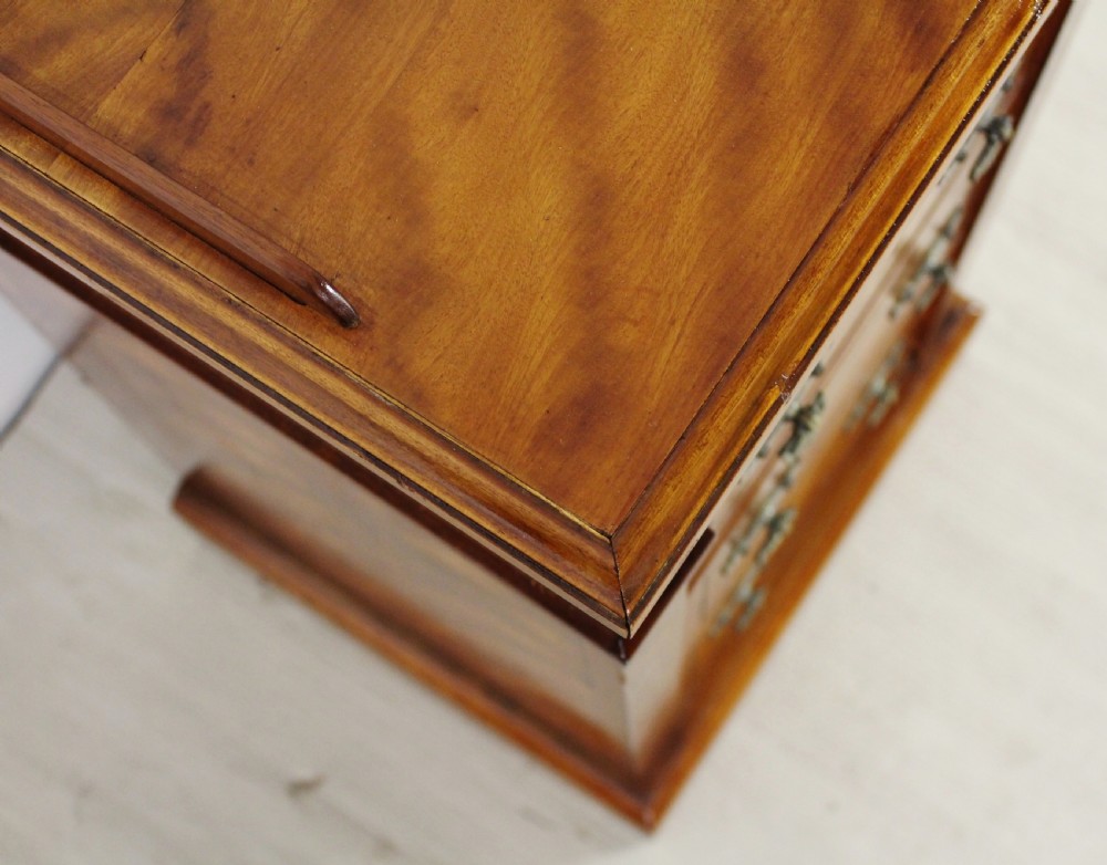 Pair of Satinwood Bedside Chests by Maple and Co View XII