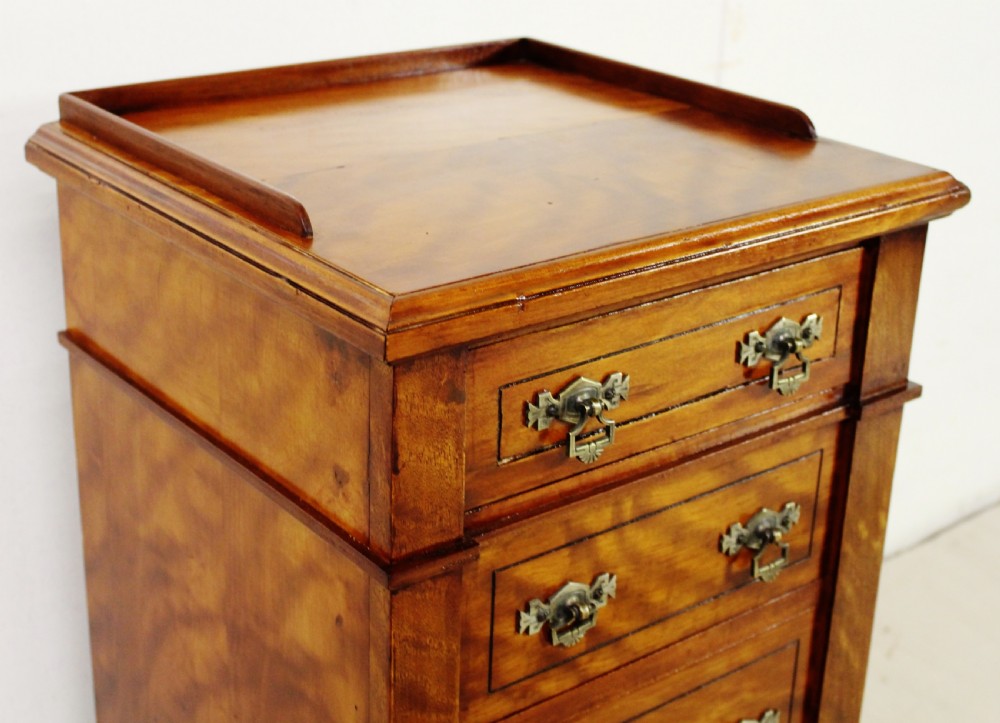 Pair of Satinwood Bedside Chests by Maple and Co View XV