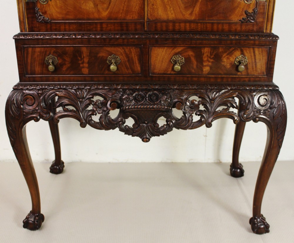 Flame Mahogany Cocktail Cabinet View IV