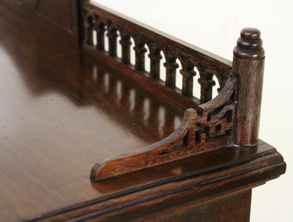 Inlaid Mahogany Open Bookcase View IV