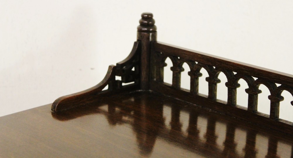 Inlaid Mahogany Open Bookcase View XI